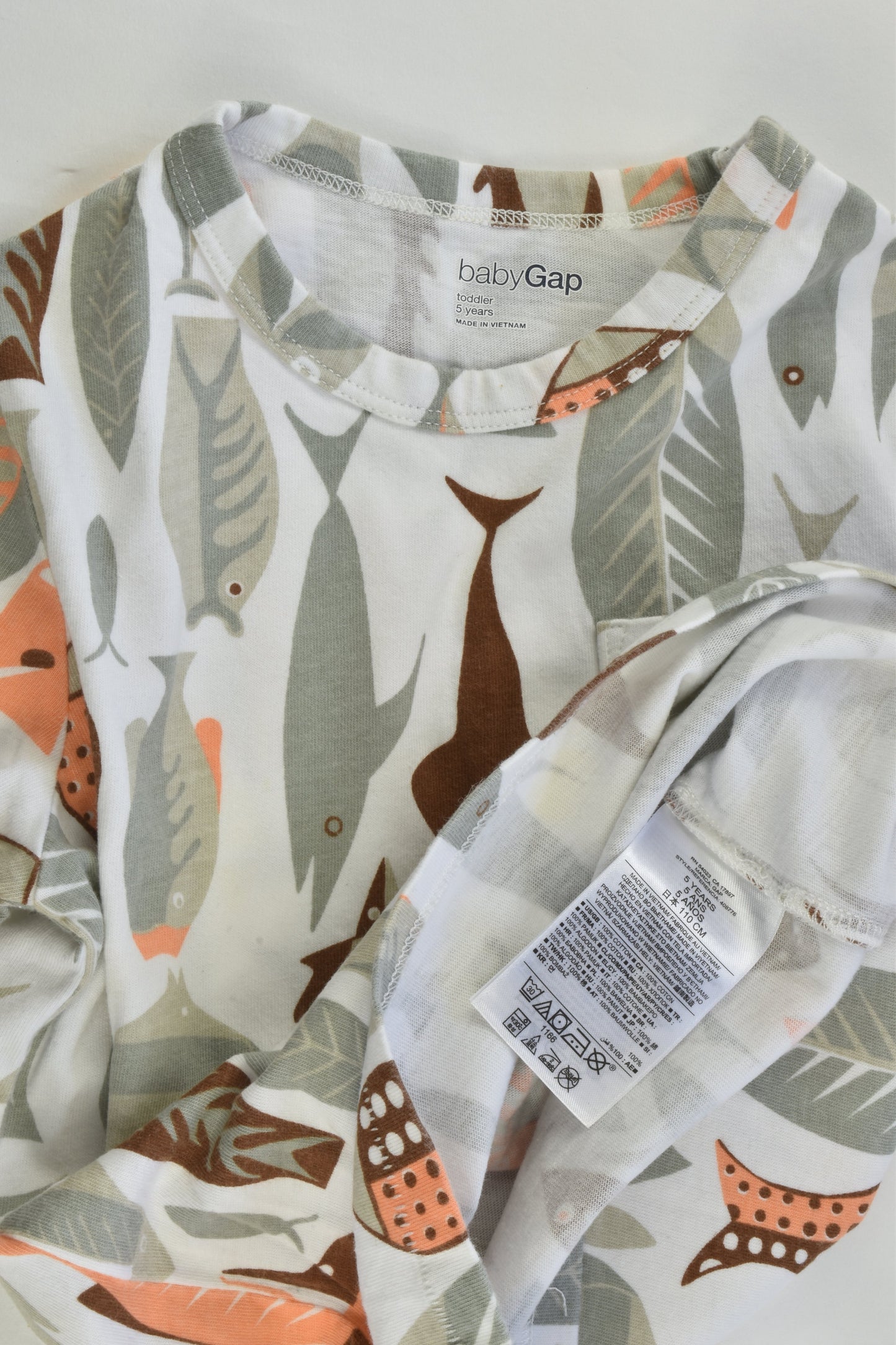 Baby Gap Size 5 Fish T-shirt