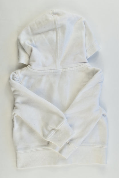 Baby Gap Size 6-12 months Rainbow Stripes Hooded Jumper