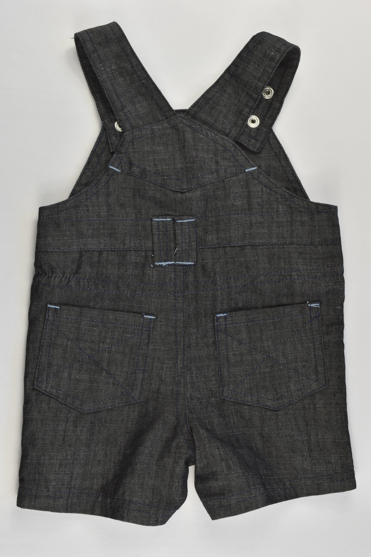 Baby Ka-Boosh Size 00 'Rock And Roll' Short Denim Overalls