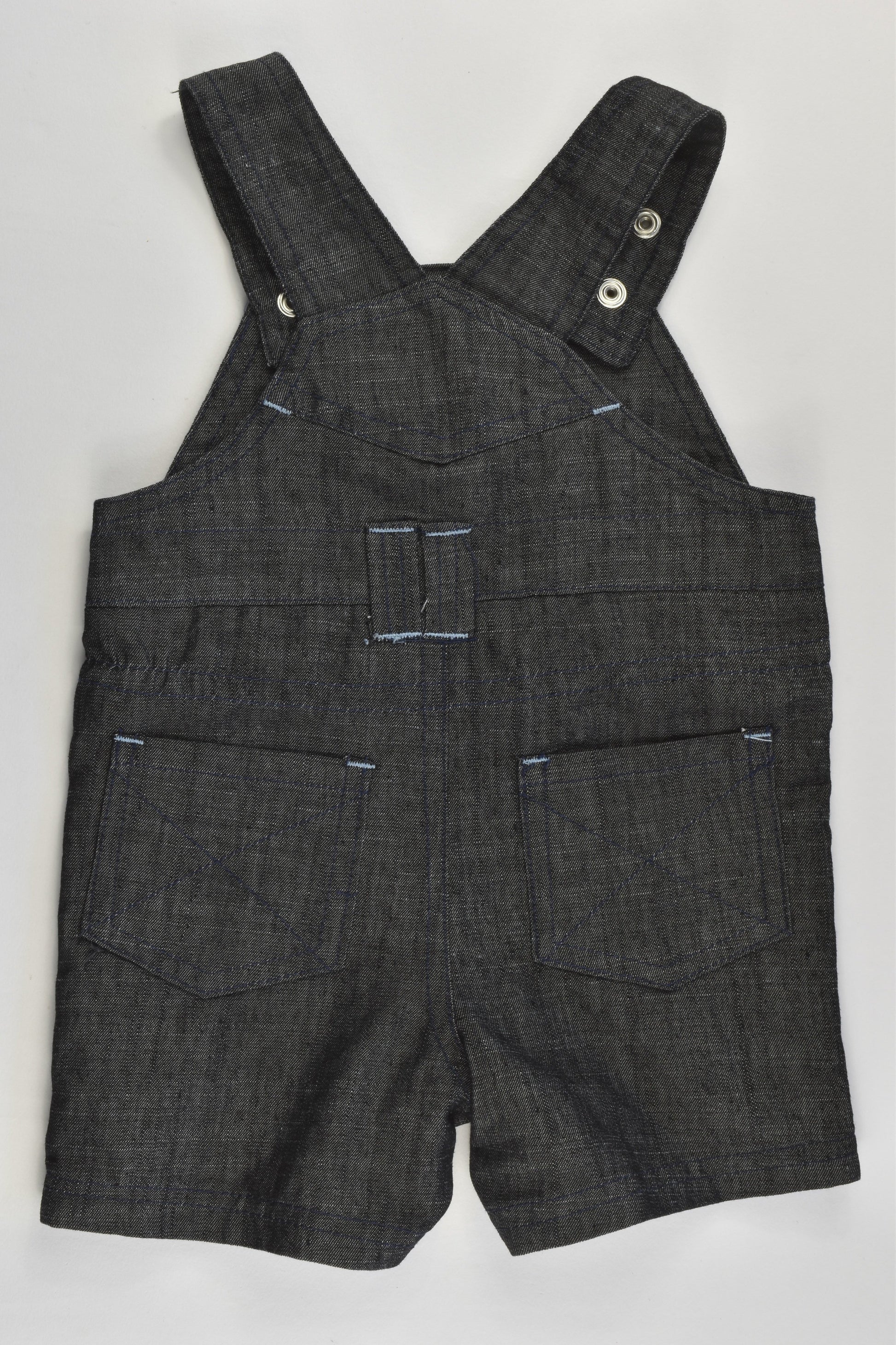 Baby Ka-Boosh Size 00 'Rock And Roll' Short Denim Overalls