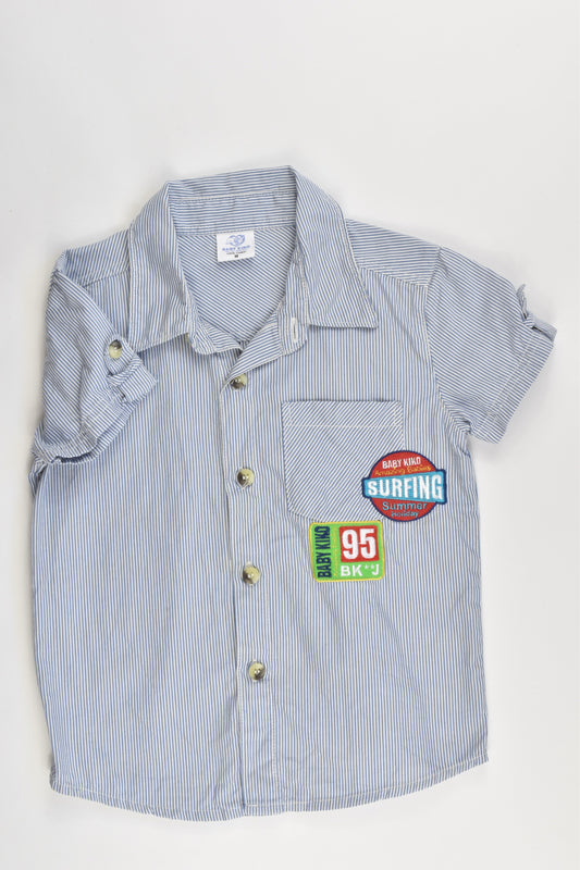 Baby Kiko Size 2-3 Collared Casual Shirt