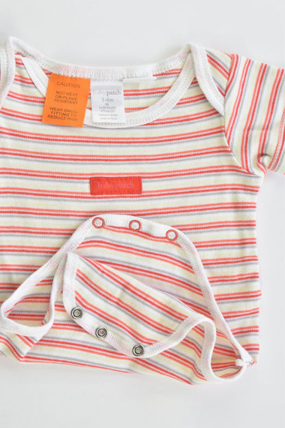Baby Patch Size 00 (3-6 months) Striped Bodysuit