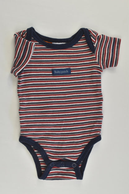 Baby Patch Size 0000 (56 cm) Striped Bodysuit