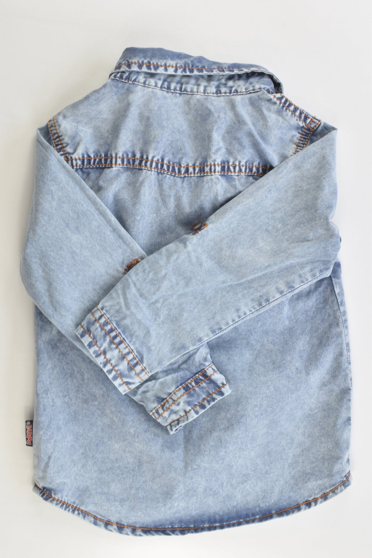 Baby Popeye Size 2 (18-24 months) Denim Shirt