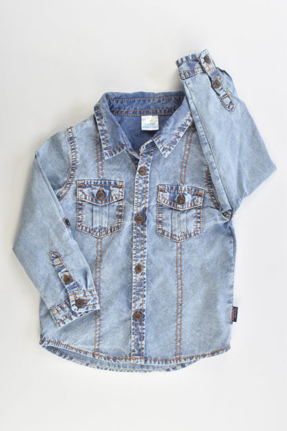 Baby Popeye Size 2 (18-24 months) Denim Shirt