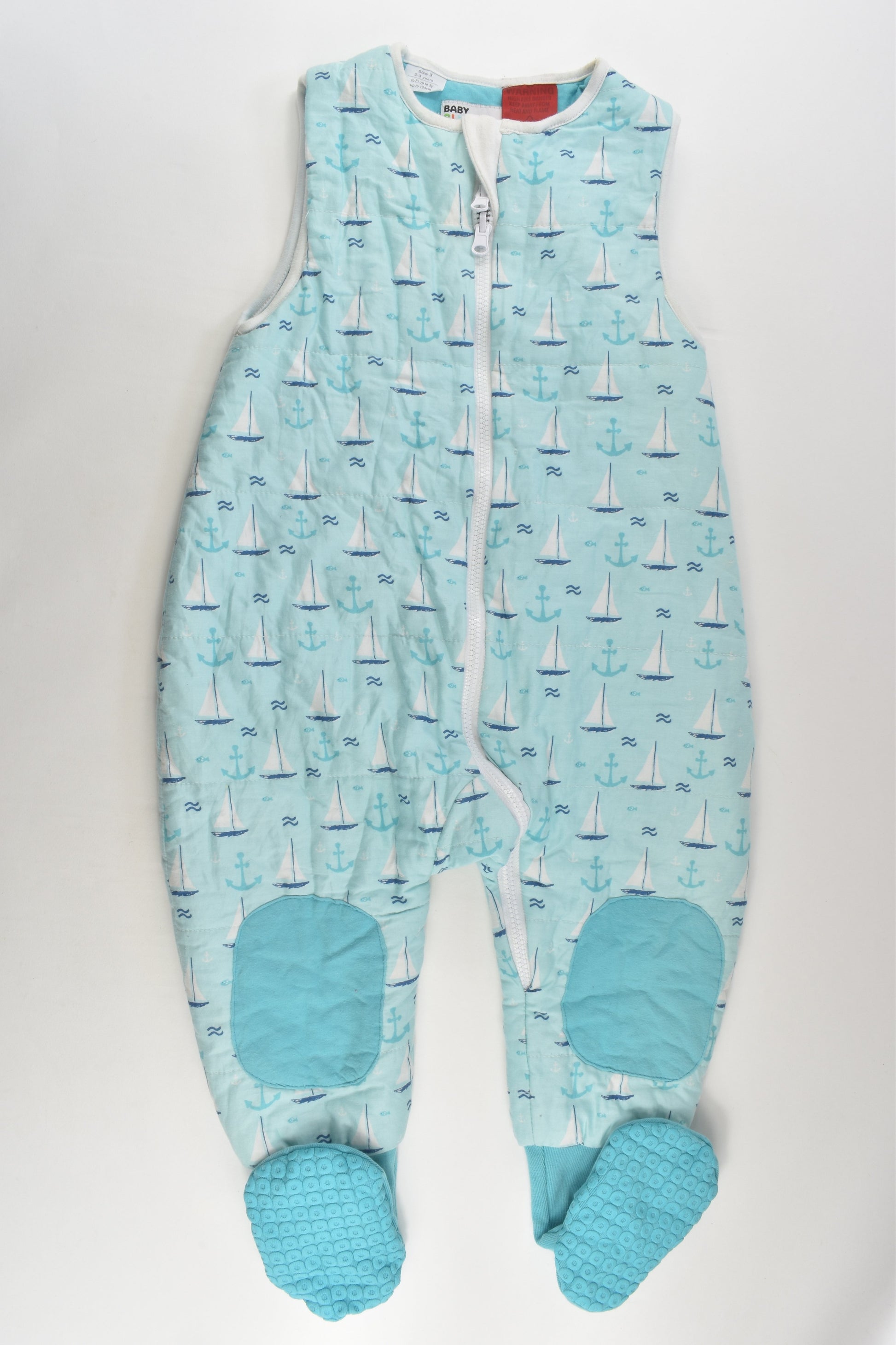 Baby Sleeptime Size 2-3 Sailboats Sleeping Bag with Legs