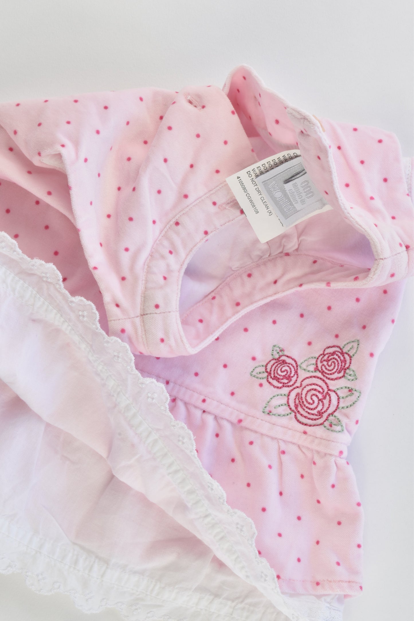 Baby World Size 000 (Generous sizing) Lined Winter Dress