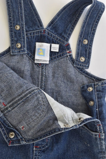 Baby World Size 1 'Baby Safari' Short Denim Overalls