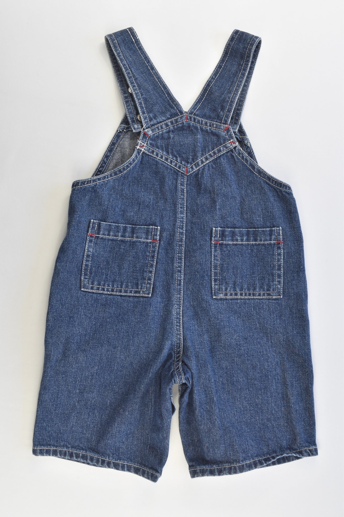 Baby World Size 1 'Baby Safari' Short Denim Overalls