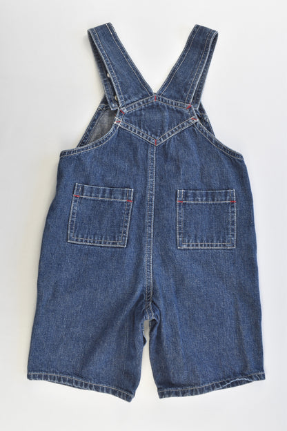 Baby World Size 1 'Baby Safari' Short Denim Overalls