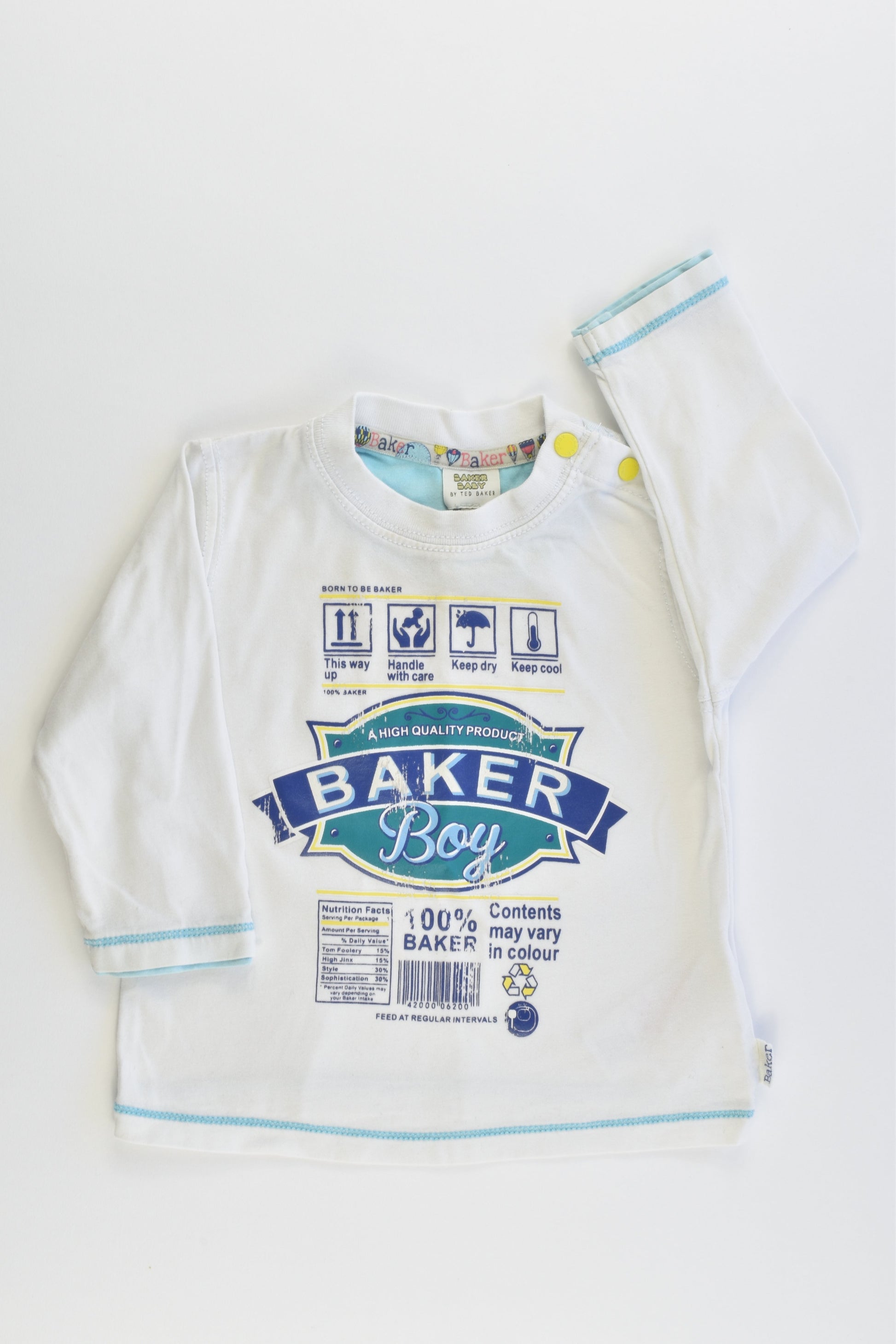 Baker Baby by Ted Baker Size 0 (6-9 months) Top