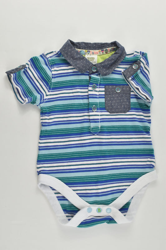 Baker Baby By Ted Baker Size 000 (0-3 months, 62 cm) Collared Bodysuit