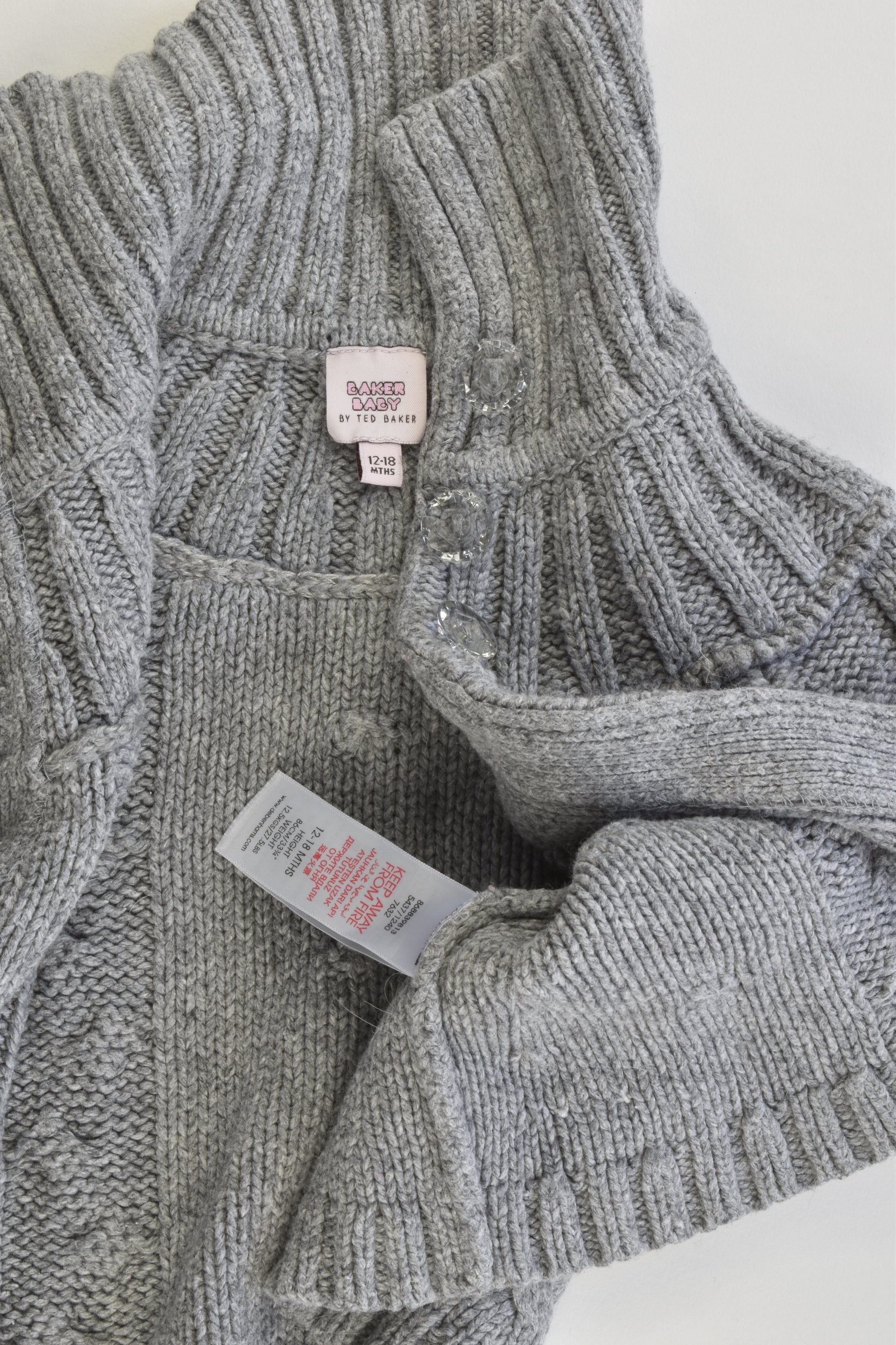 Baker Baby by Ted Baker Size 1 (12-18 months) Knitted Cardigan