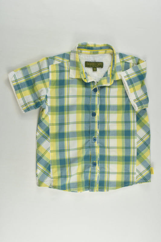 Baker Boy by Ted Baker Size 2-3 (98 cm) Checked Shirt