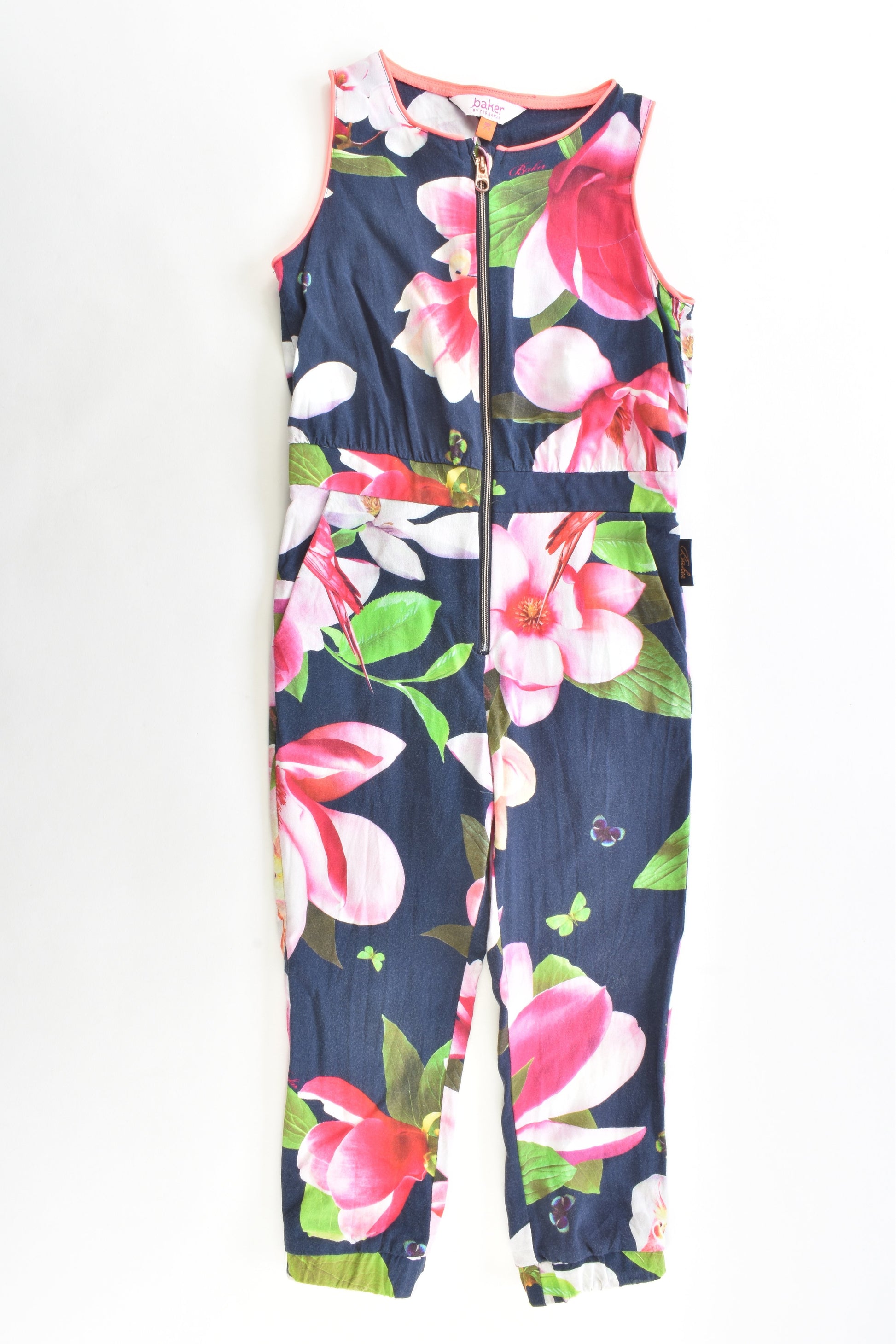 Baker by Ted Baker Size 2-3 (98 cm) Floral Playsuit