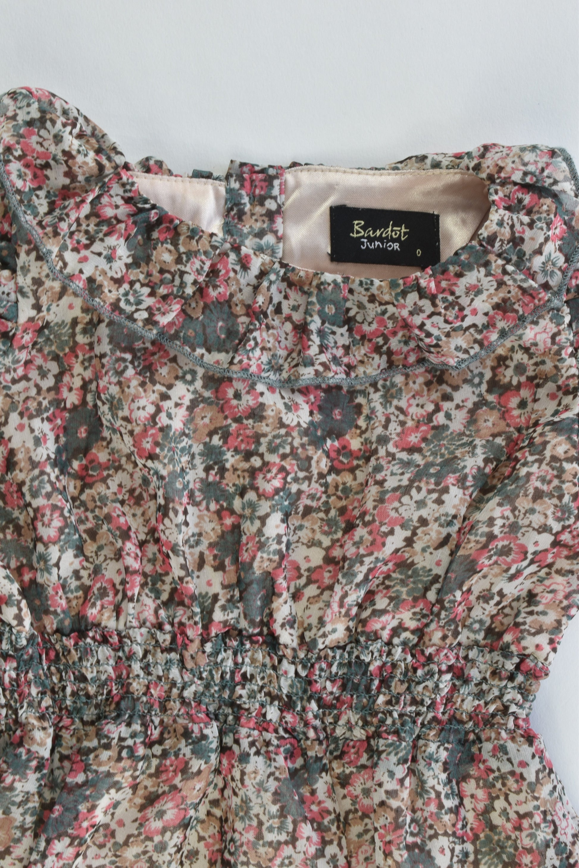 Bardot Junior Size 0 Floral Lined Dress