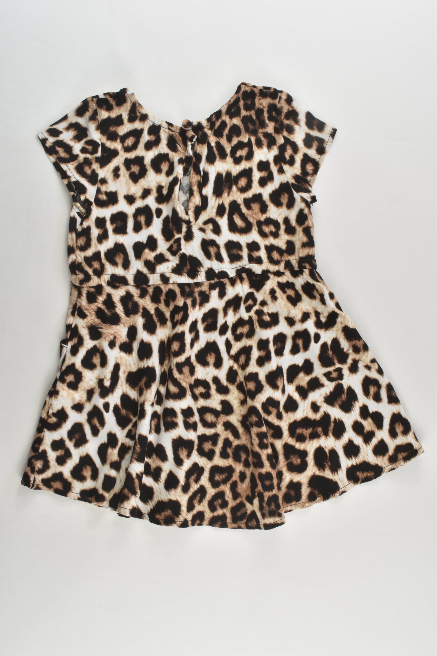 Bardot Junior Size 2 Leopard Viscose Dress