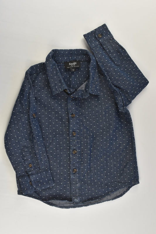 Bardot Junior Size 2 Lightweight Denim Shirt