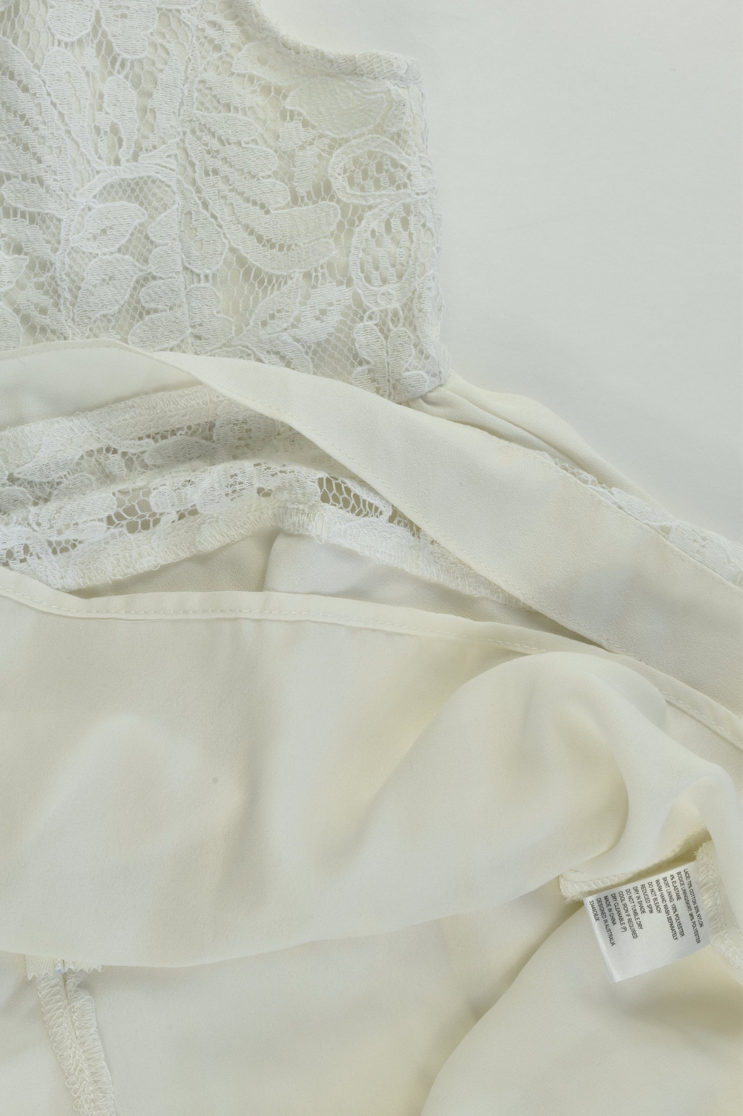 Bardot Junior Size 4 Dress with Lace Details