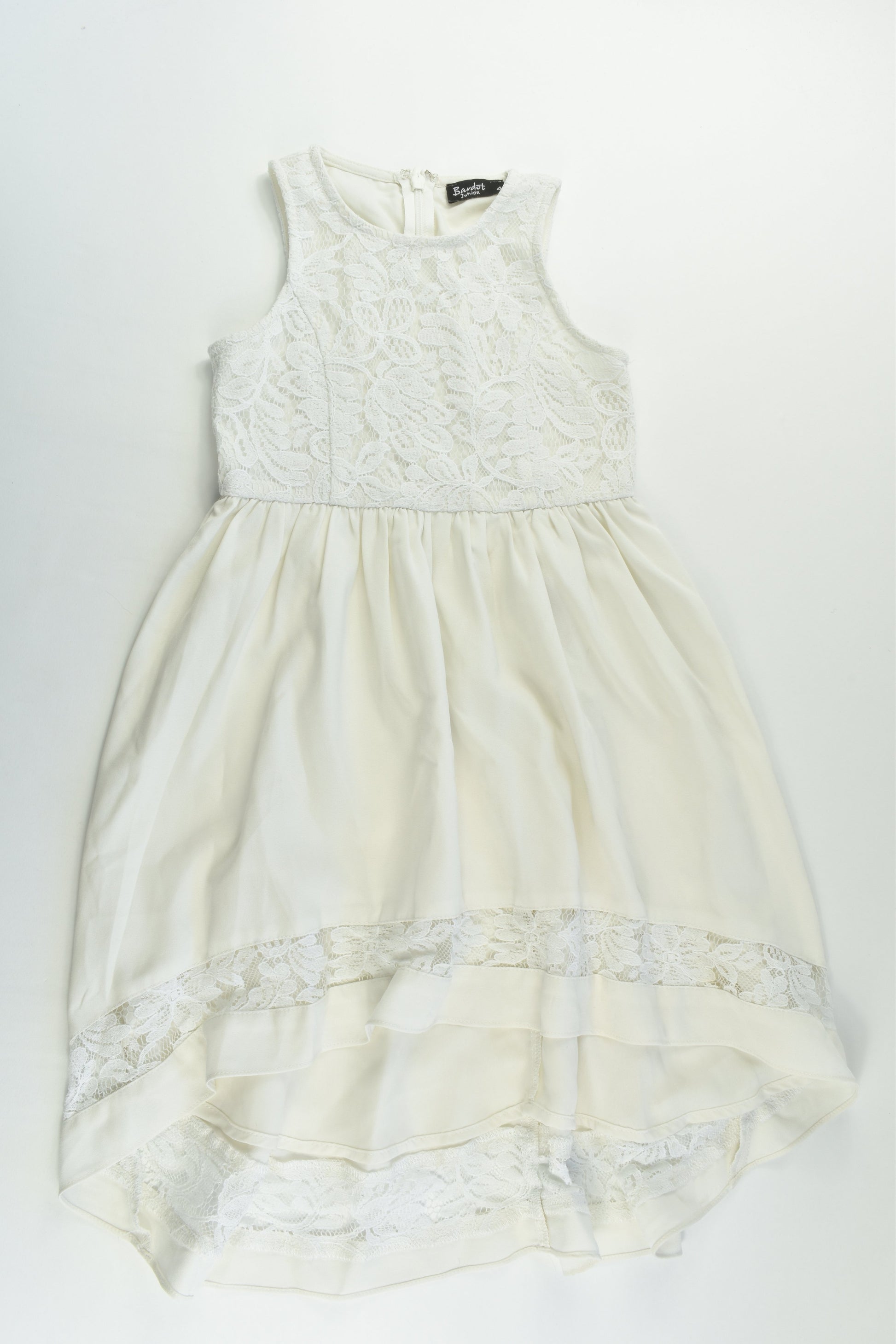Bardot Junior Size Dress with Lace Details – MiniMe Preloved