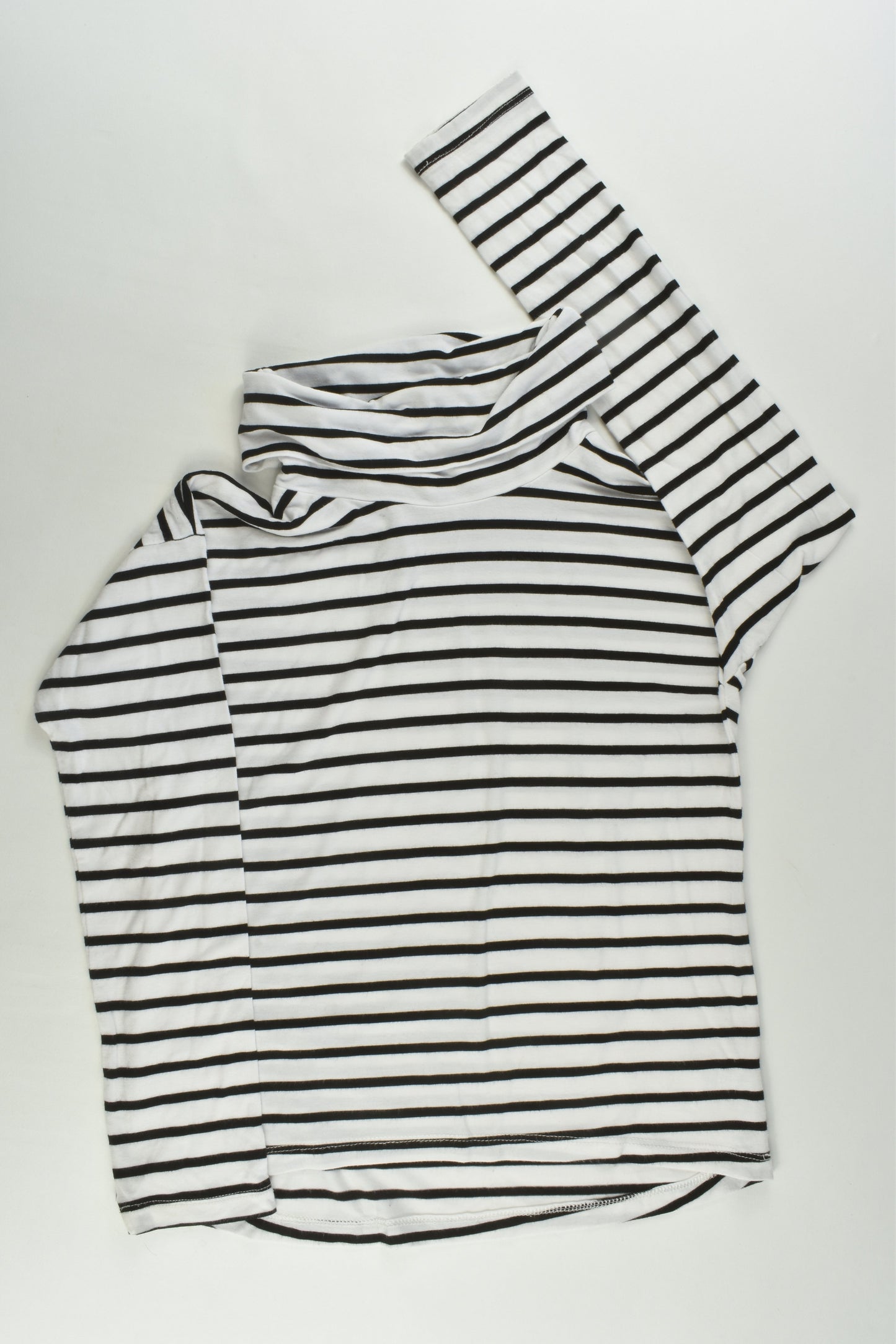 Bardot Junior Size 6 Striped Turtle Neck Top