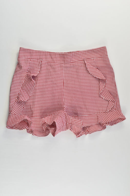 Bardot Junior Size 7 Checked Shorts