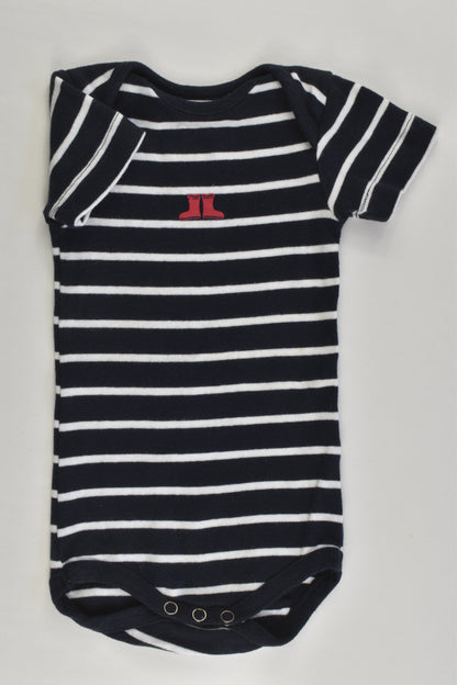 Batela Size 0 (12 months) Striped Bodysuit