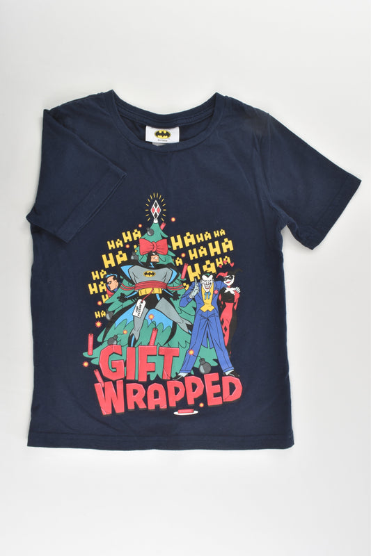 Batman Size 5 'Gift Wrapped' Christmas T-shirt
