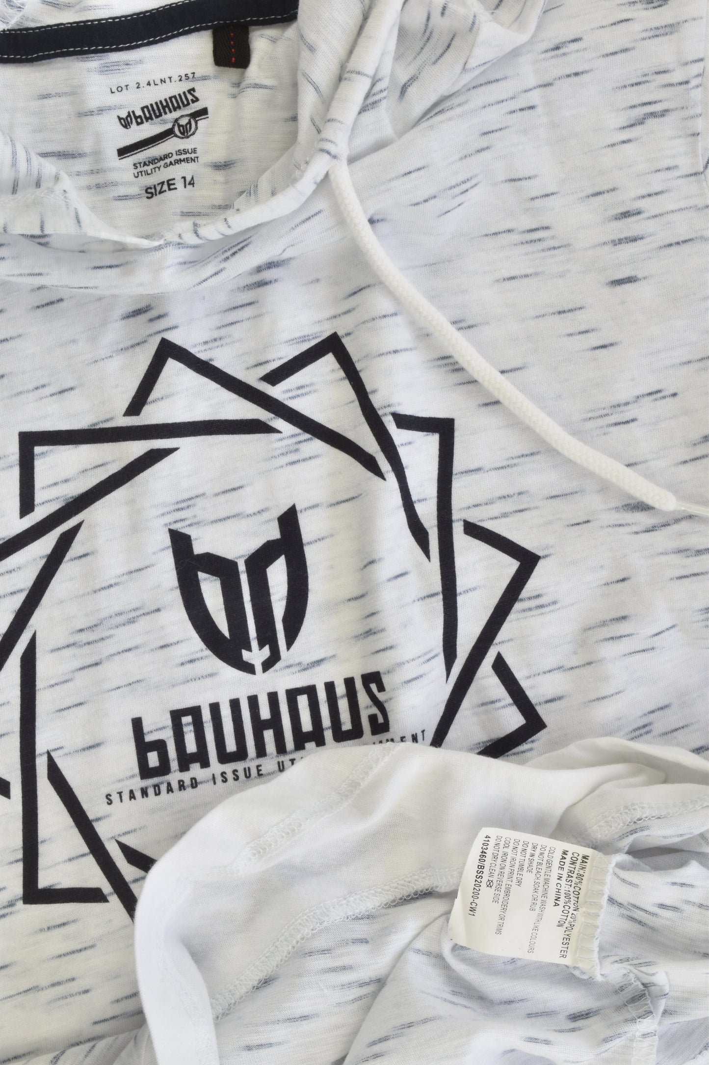 Bauhaus Size 14 Hooded T-shirt