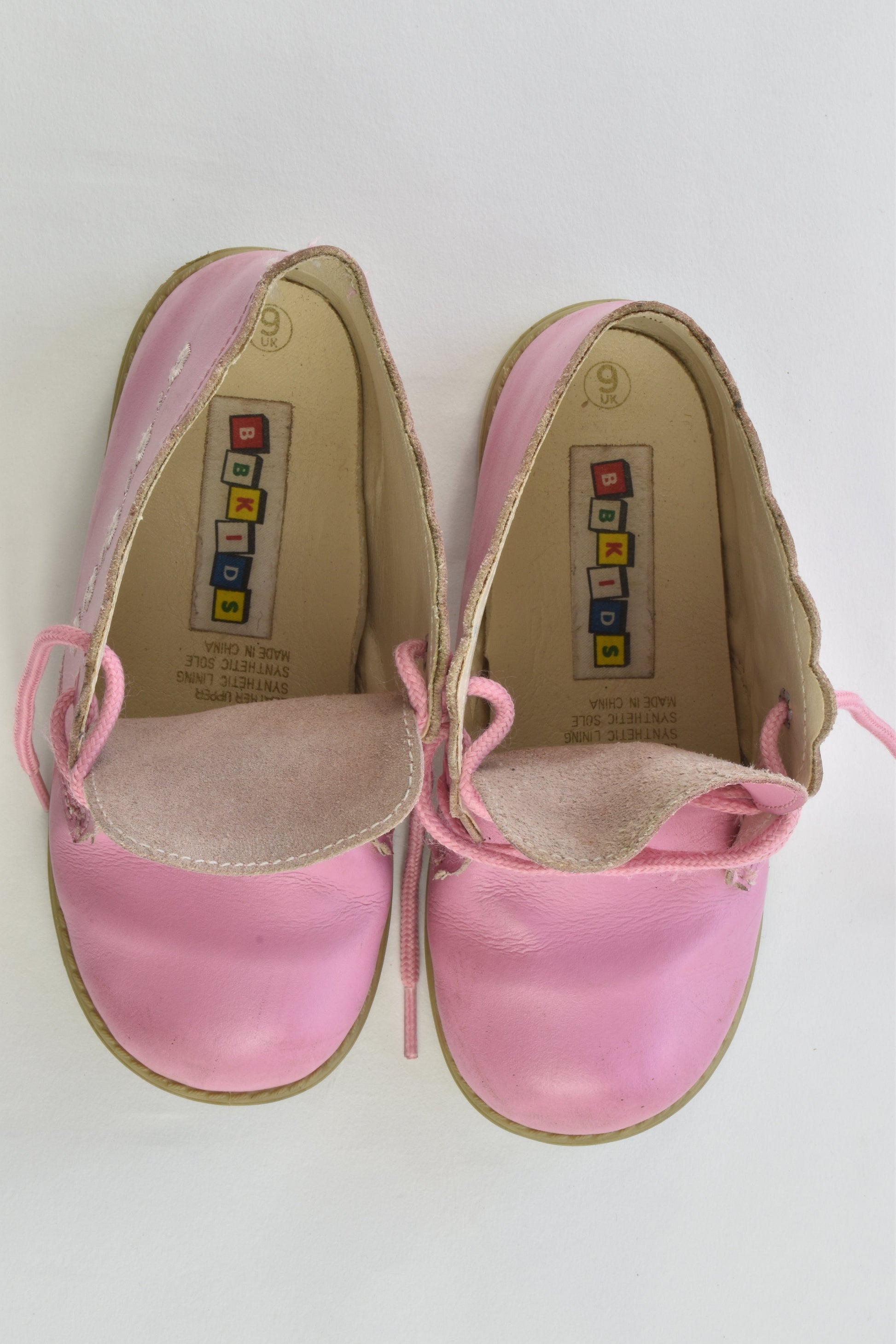 BB Kids Size 9 Leather Shoes