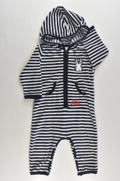 Beatrix Potter Size 00 Peter Rabbit Velour Romper