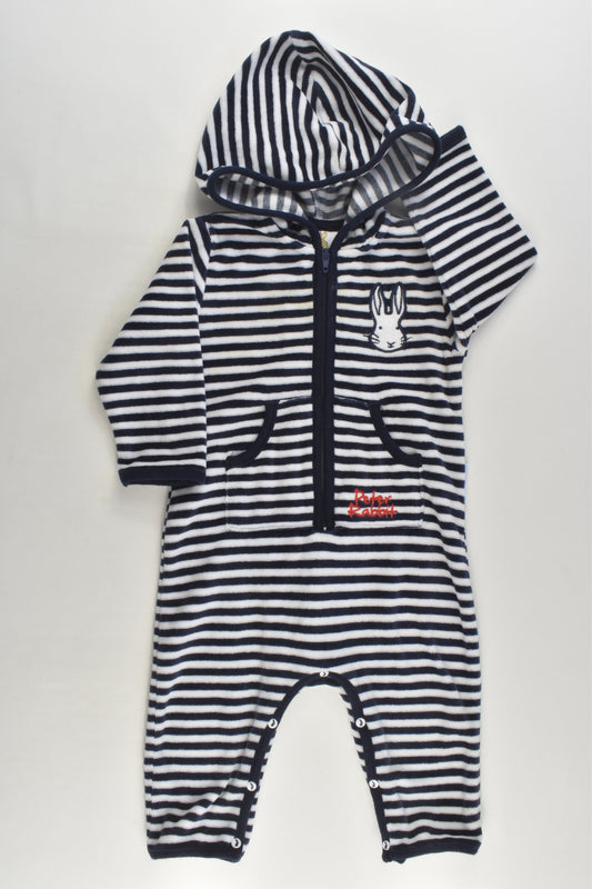 Beatrix Potter Size 00 Peter Rabbit Velour Romper