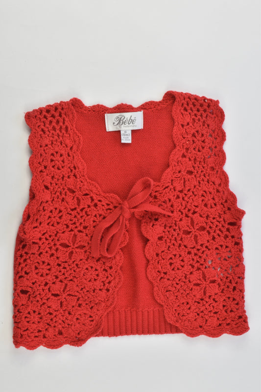 Bébé by Minihaha Size 0 (9 months) Knitted Vest