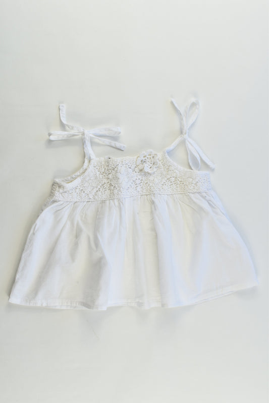 Bébé by Minihaha Size 0 Blouse with Lace Details