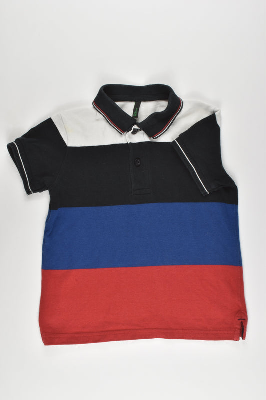Benetton Size 3-4 Collared T-shirt