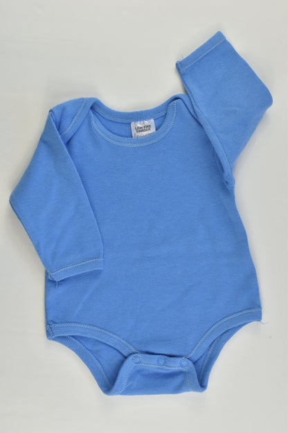 Best & Less Size 000 (0-3 months) Blue Bodysuit