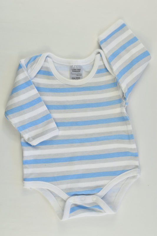 Best & Less Size 000 (0-3 months) Striped Bodysuit