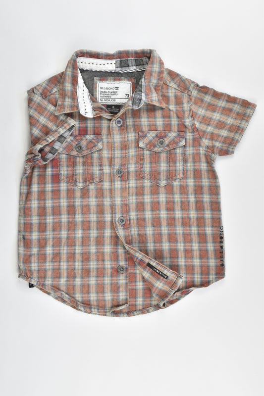 Billabong Size 0 Collared Casual Shirt