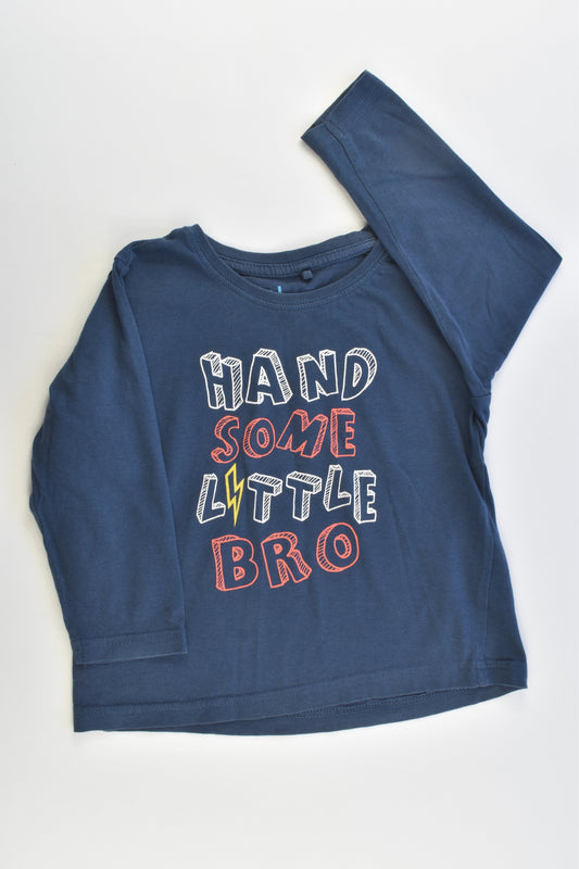 B&L Size 2 'Handsome Little Bro' Top