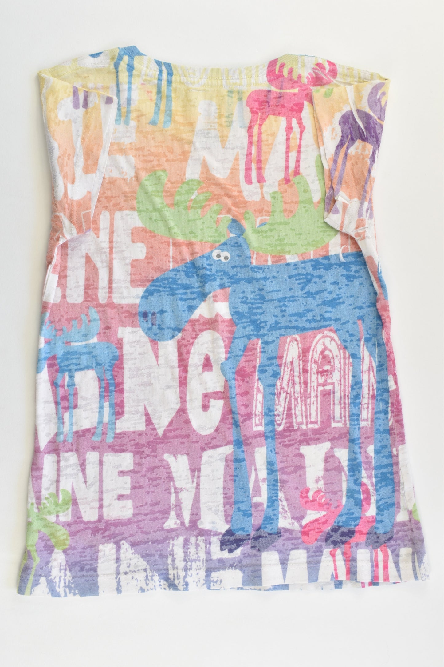 Blue 84 (US) Size 6-8 (Small) Moose T-shirt