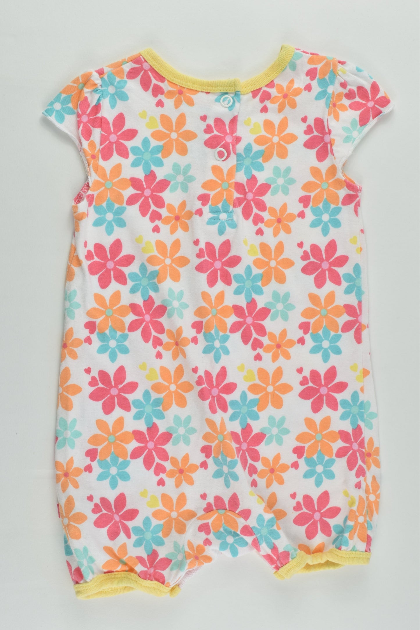 Bluezoo by Debenhams Size 00 (3-6 months) Floral Short Romper
