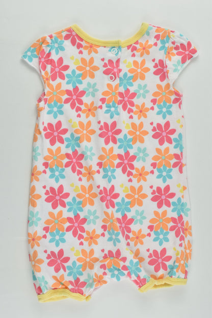 Bluezoo by Debenhams Size 00 (3-6 months) Floral Short Romper
