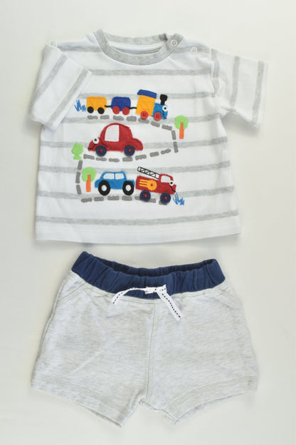 Bluezoo by Debenhams Size 00 (3-6 months) Vehicles Outfit