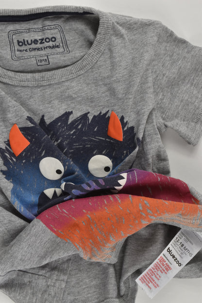 Bluezoo by Debenhams Size 1 (12-18 months) 'Rah!' T-shirt