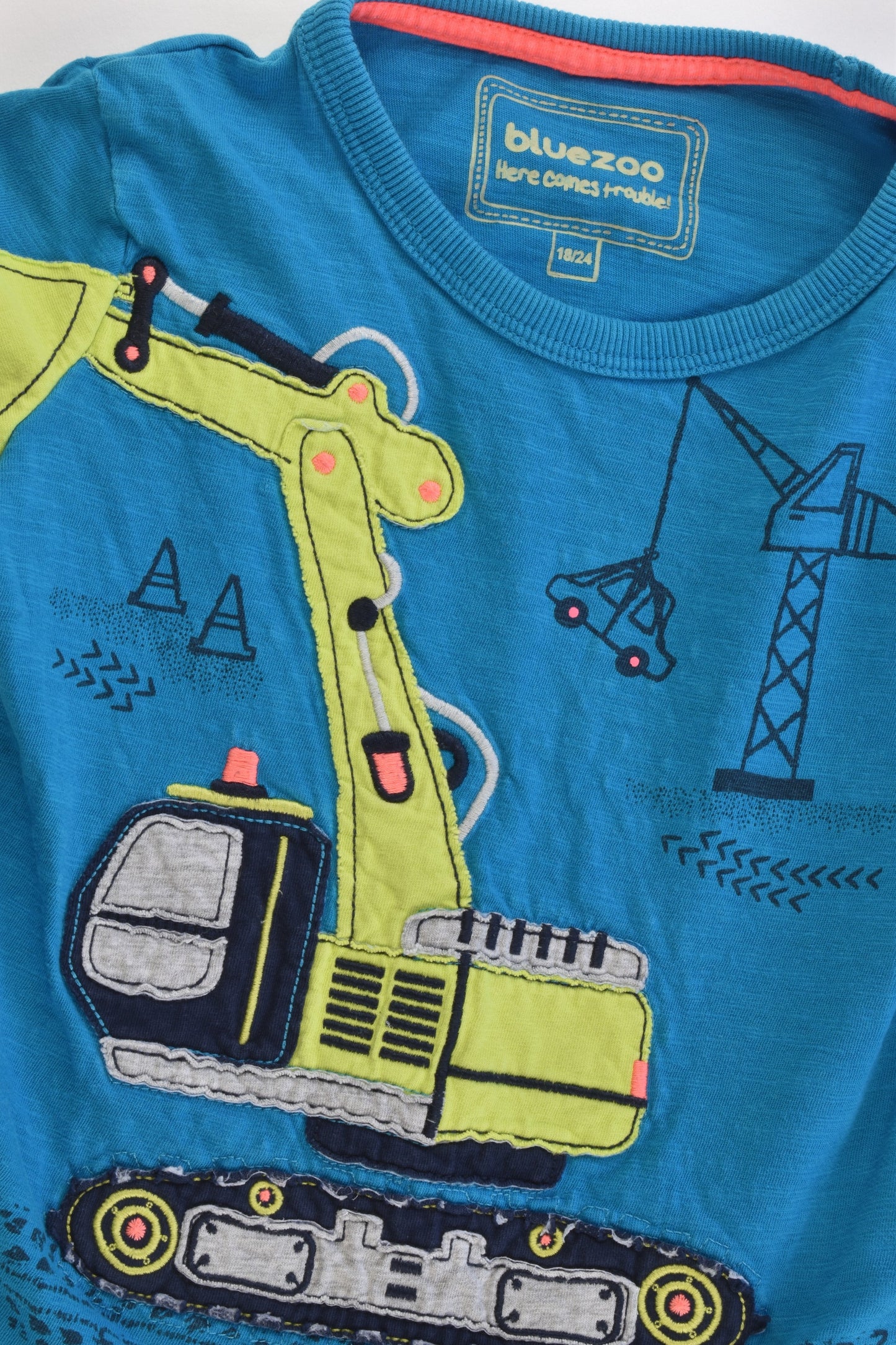 Bluezoo by Debenhams Size 2 (18-24 months, 92 cm) Crane T-shirt