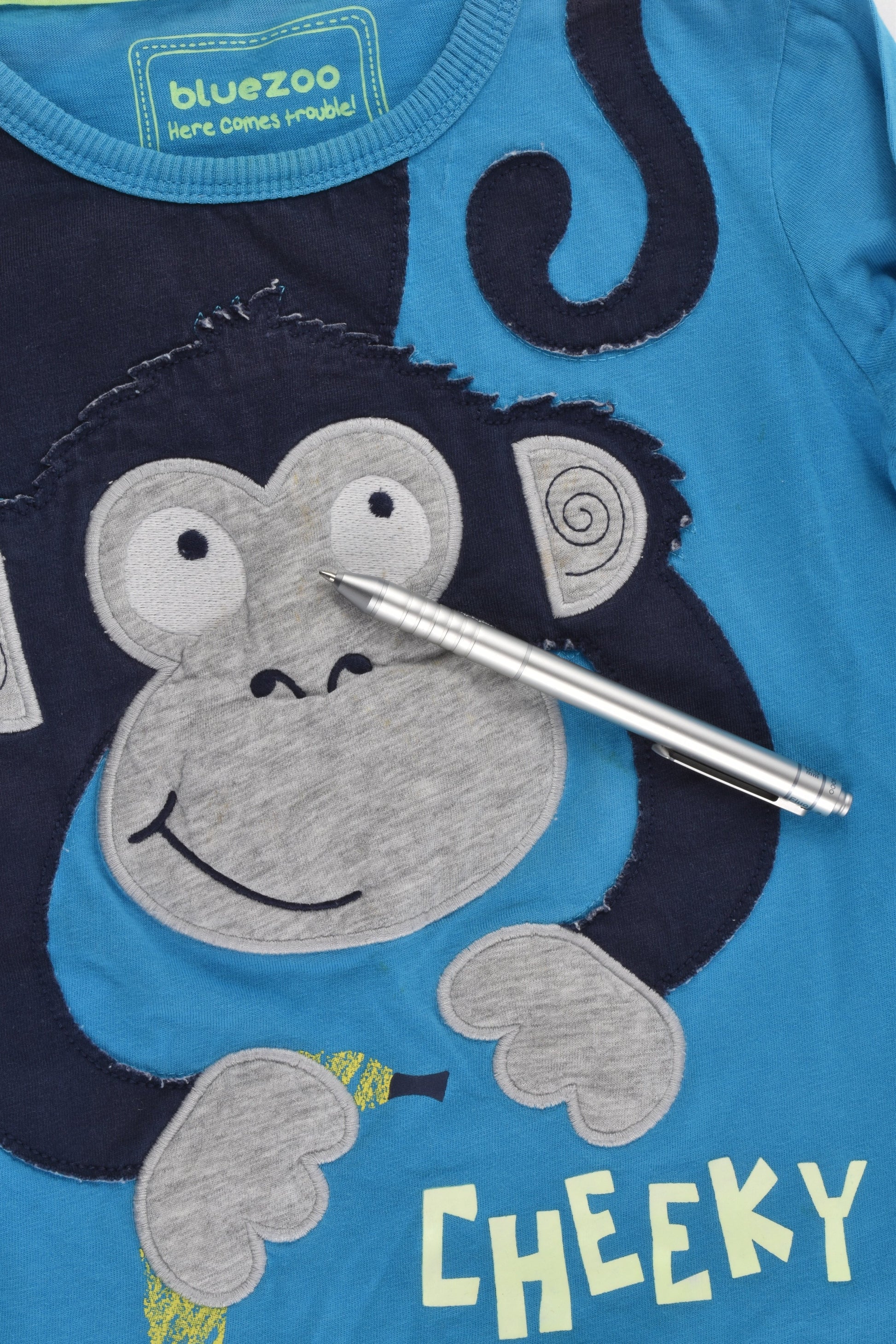 Bluezoo by Debenhams Size 2-3 (98 cm) Cheeky Monkey Top