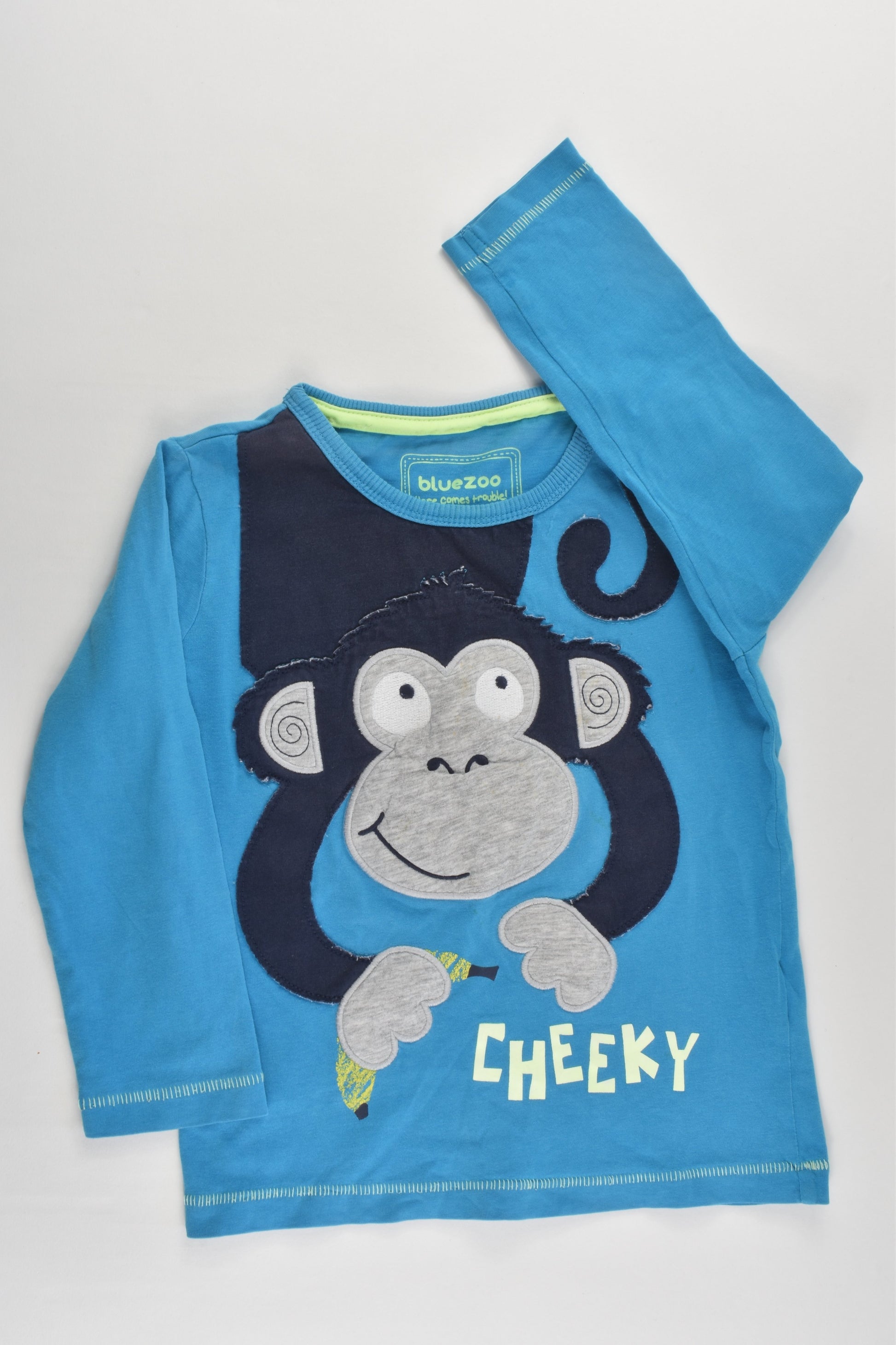 Bluezoo by Debenhams Size 2-3 (98 cm) Cheeky Monkey Top