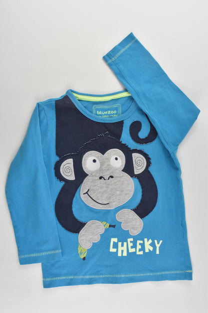 Bluezoo by Debenhams Size 2-3 (98 cm) Cheeky Monkey Top