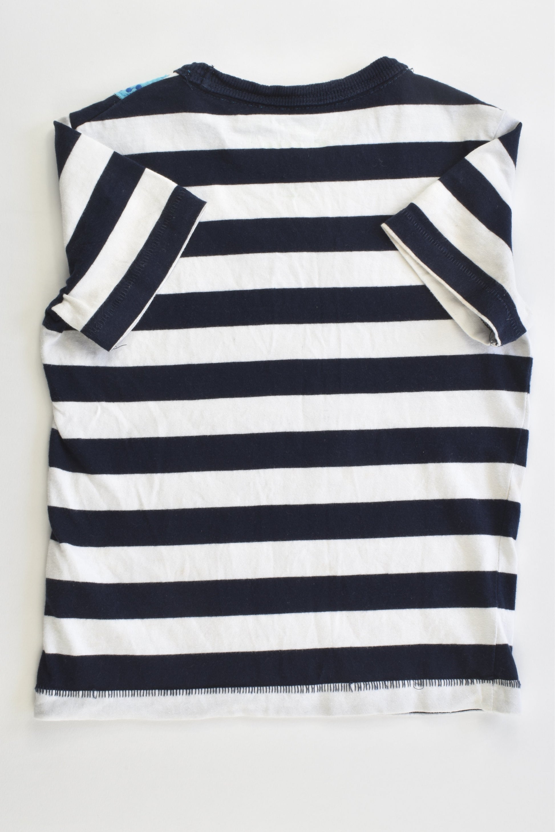 Bluezoo by Debenhams Size 2/3 (98 cm) Striped Dinosaur T-shirt