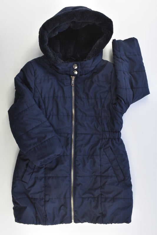 Bluezoo by Debenhams Size 4-5 (110 cm) Lightly Padded Navy Hooded Jacket